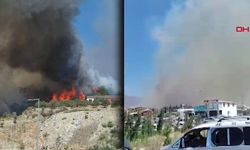 Hatay'da orman yangını! Alevler yerleşim yerine yaklaşıyor