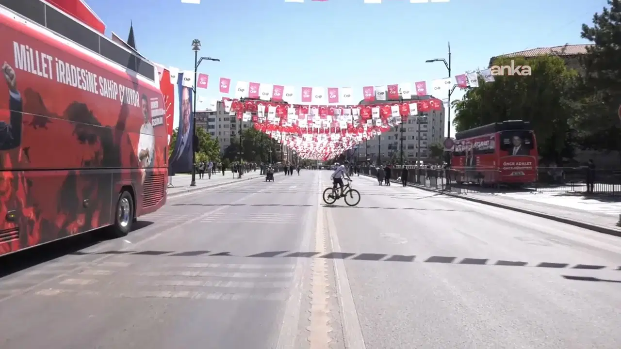 CHP'nin Sivas mitinginin hazırlıkları tamamlandı