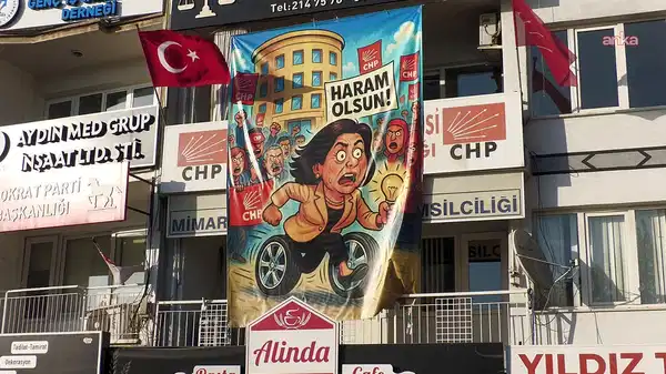 CHP'li Başkan 'Çerçioğlu' pankartı için ifadeye çağrıldı