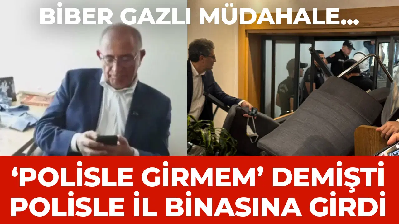 Kayyum Tekin'den ilk açıklama: Polis eşliğinde binaya girdi!
