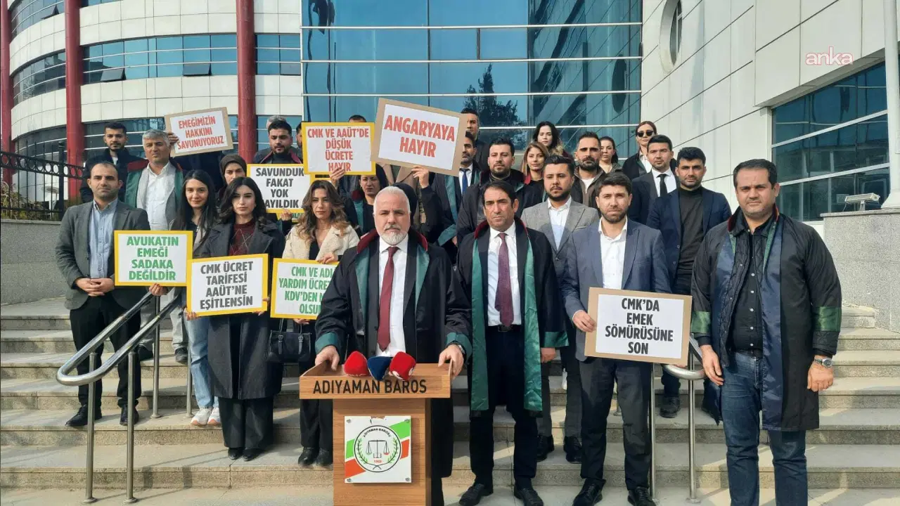 Adıyaman Barosu’ndan CMK ücret tarifesi ve KDV uygulamasına tepki