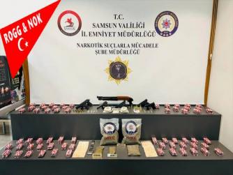 Samsun'da uyuşturucu operasyonu: 16 gözaltı