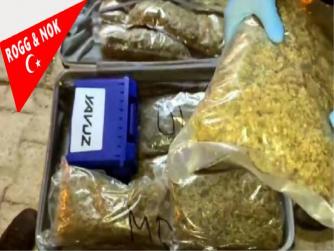 Edremit'te ambulans içinde 9 kilo skunk ele geçirildi