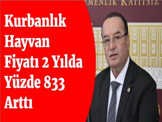 Kurbanlık Hayvan Fiyatı 2 Yılda Yüzde 833 Arttı