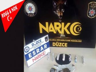 Düzce'de polisten uyuşturucu operasyonu