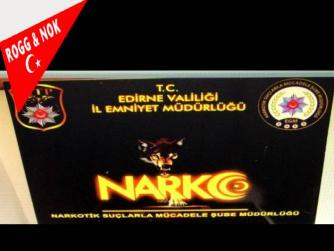 Edirne'de uyuşturucu operasyonunda 4 şüpheli gözaltına alındı