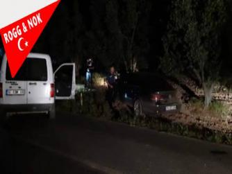 'Dur' ihtarına uymadılar, polis aracına çarpıp yaya olarak kaçtılar