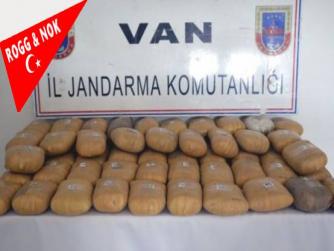 Van'da araziye gömülü 113 kilogram eroin bulundu
