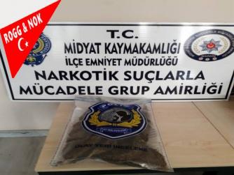 Midyat'ta uyuşturucu madde ele geçirildi