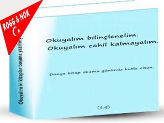 8 Eylül Dünya kitap okuma günümüz kutlu olsun.