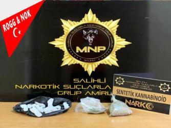 Salihli polisinden uyuşturucuya geçit yok