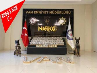Van'da arazideki 104 kilo eroini 'Irmak' ve 'Magnum' buldu 11.09.2021