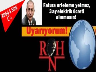 Fatura erteleme yetmez, 3 ay elektrik ücreti alınmasın!
