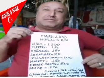Asgarî ücretle gecinmiyorum veriyorum