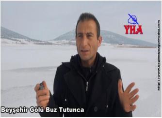 Beyşehir Gölü Buz Tutunca