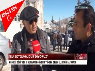Gedikli köyünde 1 numaralı gündem elektrik faturası