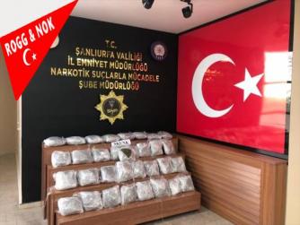 Şanlıurfa'da 19 Kilo 450 Gram Skunk Ele Geçirildi