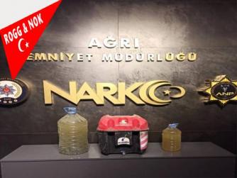 Ağrı'da tırda yapılan aramada 24 kilo 810 gram uyuşturucu ele geçirildi