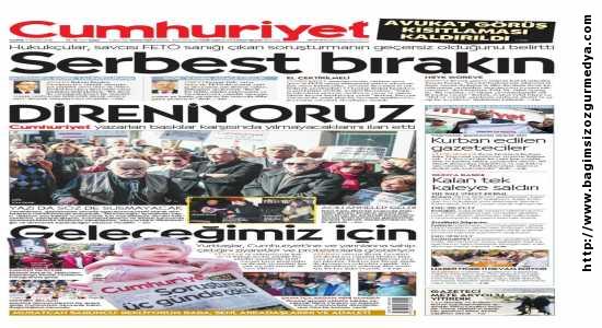Cumhuriyet soruşturmasından ilk bilgi; yönetici ve yazarlara 8 tutuklama talebi!