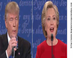 Trump ve Clinton televizyon tarihi yazdı 