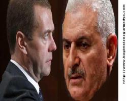 Medvedev ve Yıldırım'dan telefon görüşmesi  