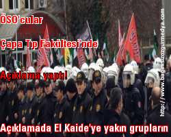ÖSO'cular Çapa Tıp Fakültesi'nde açıklama yaptı!