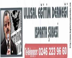 Mahmut ÖZYÜREK:  ULUSAL EĞİTİM DERNEĞİ ISPARTA ŞUBE BAŞKANI