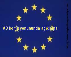 AB komisyonununda açıklama