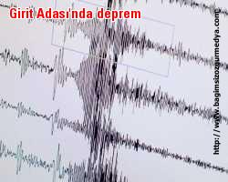 Girit Adası'nda deprem