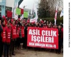 Amerikan köpekleri partisi Asil Çelik fabrikasında bugün başlayacak grevi yasakladı.