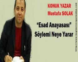 Mustafa SOLAK: “Esad Anayasası” Söylemi Neye Yarar