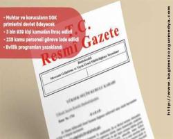 İki yeni KHK Resmi Gazete'de yayınlandı