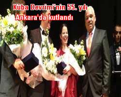 Küba Devrimi'nin 55. yılı Ankara'da kutlandı