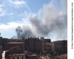 Vatikan'da patlama meydana geldi. Roma'da büyük yangın...