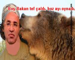 Boş Bakan tef çaldı, boz ayı oynadı...