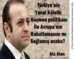 Ata Atun: İlginç bir yazı; Egemen Bağış tarafından yazıya döküldü... 