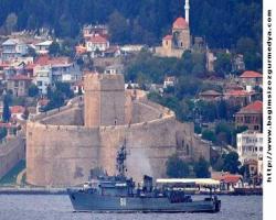 Doğu savaş kolu lideri olan rus ‘İvan Golubets’ gemisi boğazlardan geçti ve çekip gitmiş... 