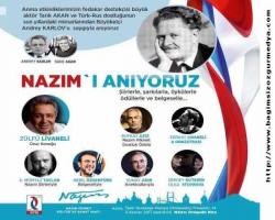 Nazım, Son ayak bastığı yerde anıldı...