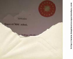 Erdoğan bana ve aileme “sayın” diyerek: “En Kalbi selamlarımla” diyerek de bir mektup yazmış…