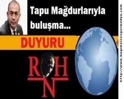 Tapu Mağdurlarıyla buluşma...