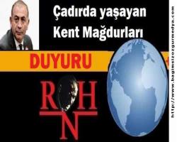 Çadırda yaşayan Kent Mağdurları