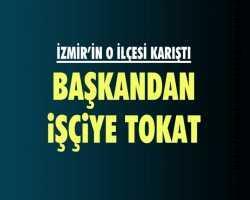 Belediye Başkanı’ndan belediye işçisine tokat
