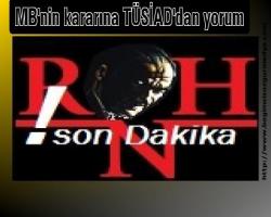 MB'nin kararına TÜSİAD'dan yorum