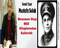 Menemen Olayı MEB kitaplarından kaldırıldı