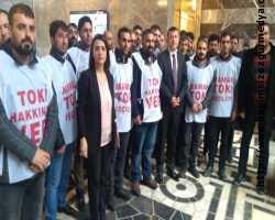  Tehdit altında olan TOKİ işçilerine CHP sahip çıktı