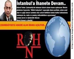 23.01.2019 ÇEKMEKÖYDE'Kİ ASKERİ ALAN İMARA AÇILIYOR...
