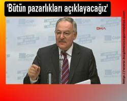 Hakime TORUN haberi: 'Bütün pazarlıkları açıklayacağız'