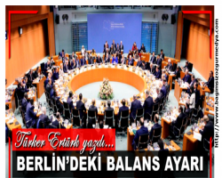 BERLİN'DEKİ BALANS AYARI