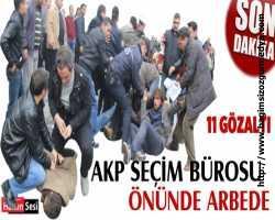 Fareli Köy Parti önünde eylem! 11 üniversiteli gözaltında