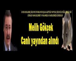 Melih Gökçek canlı yayından alındı